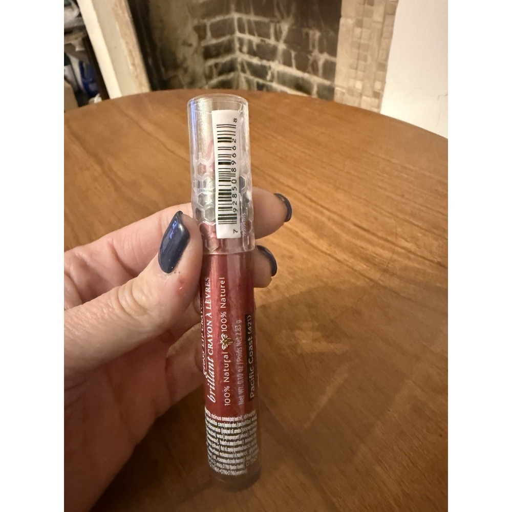 (1) Burt's Bees Lip Crayon Pacific Coast 421 100% Natural Gloss New Sealed - Picture 6 of 8